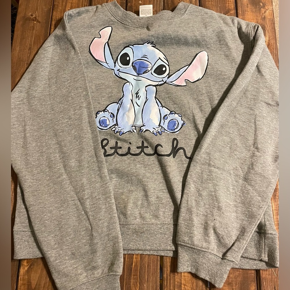 Disney Stitch Gray Sweatshirt | Women’s small |